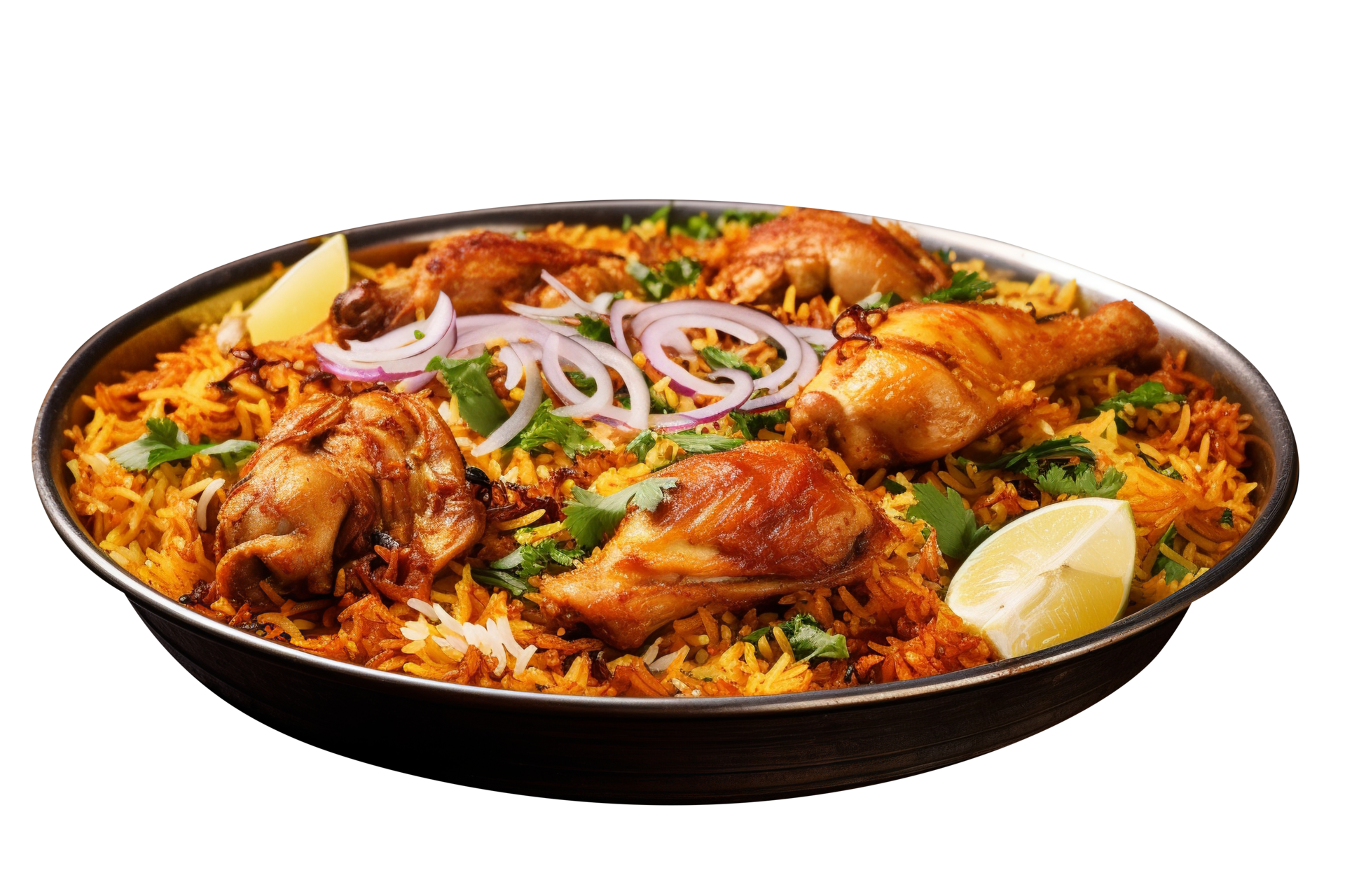 delicious-chicken-biryani-isolated-on-transparent-background-png